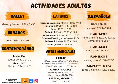 Actividades adultos