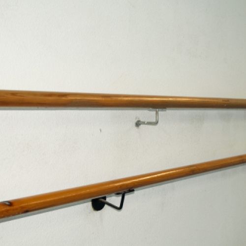 Barras de ballet en pared