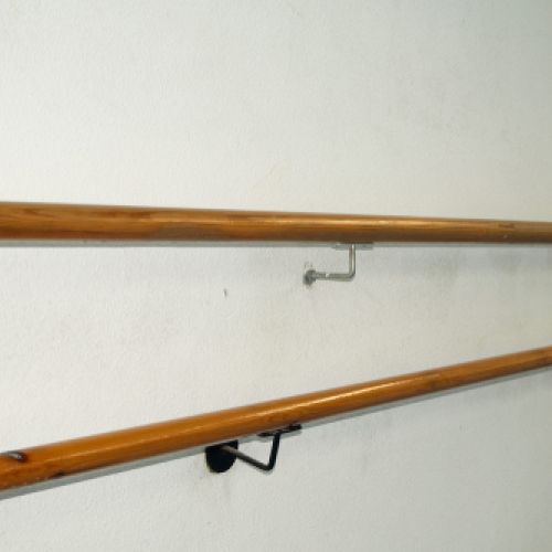 Barras de ballet en pared